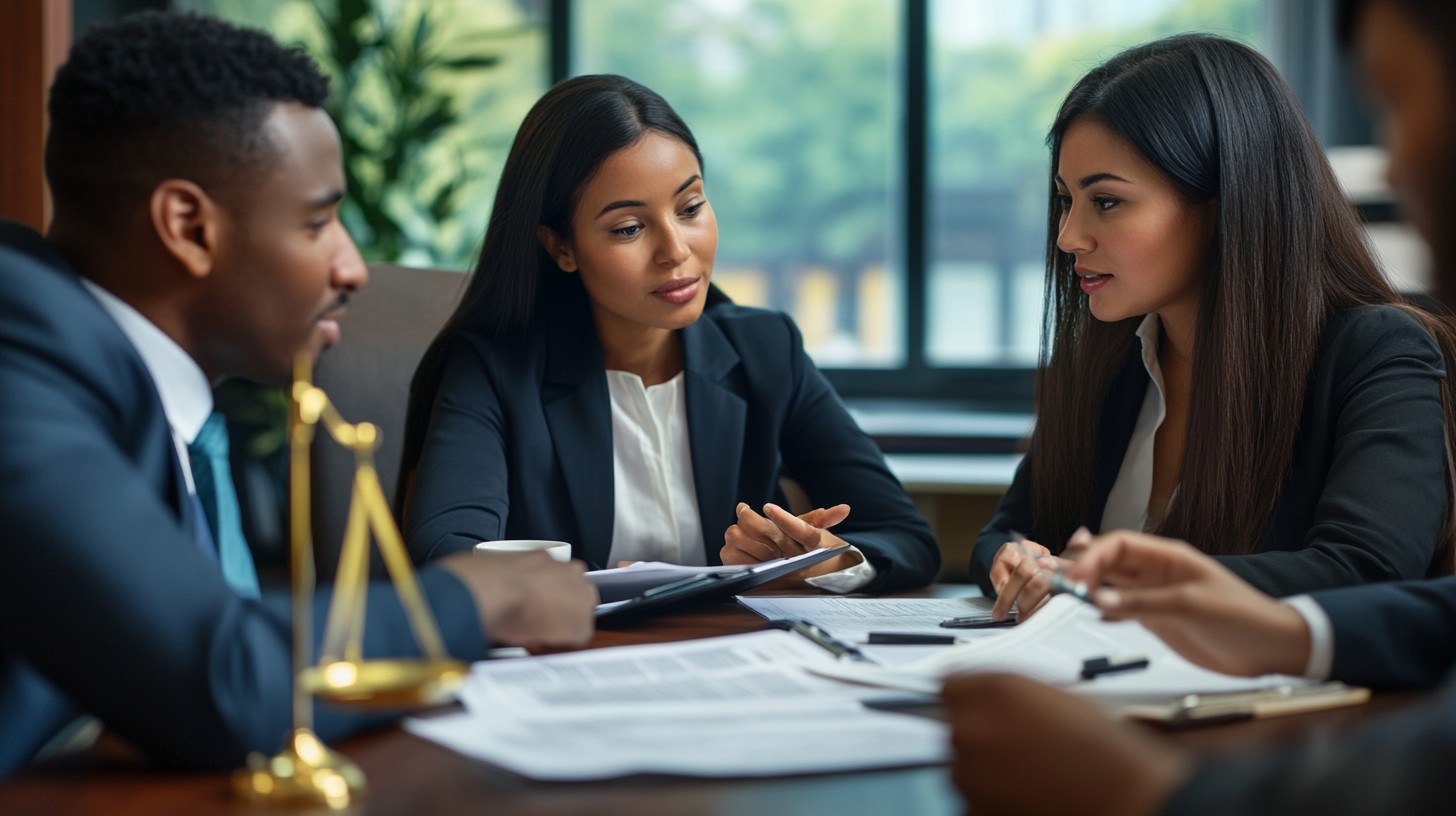 services-04 StockCake.com Lawyers Discussing Case